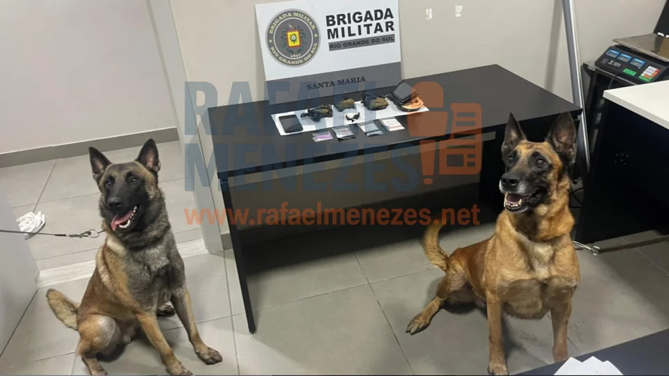 Trio é preso por tráfico de drogas próximo à penitenciária de Santa Maria