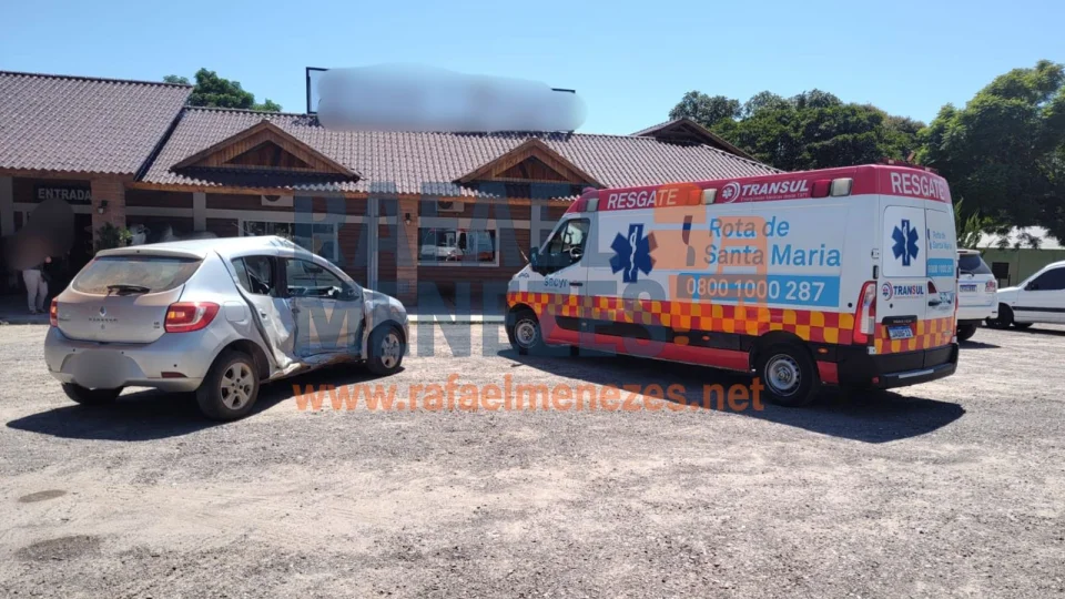 Mulher fica ferida após colisão na RSC-287 entre Santa Maria e Restinga Sêca
