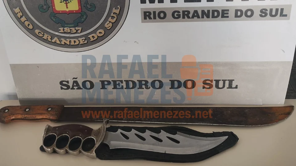 Homem é preso por ameaçar matar ex-companheira e filha em São Pedro do Sul