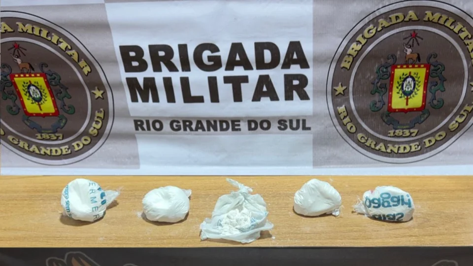Jovem natural de São Pedro do Sul é preso por tráfico de drogas em Santa Maria