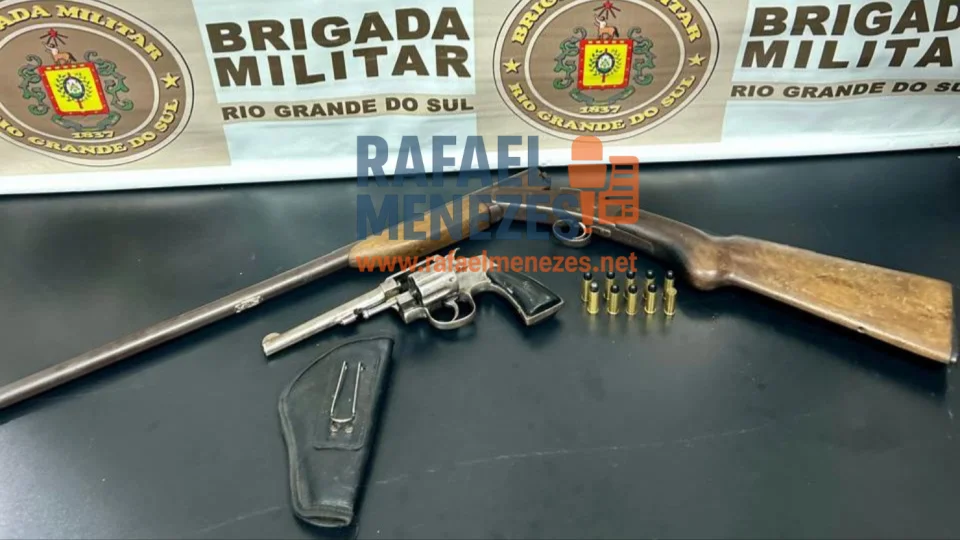 Homem é preso por porte ilegal de arma em Santa Maria