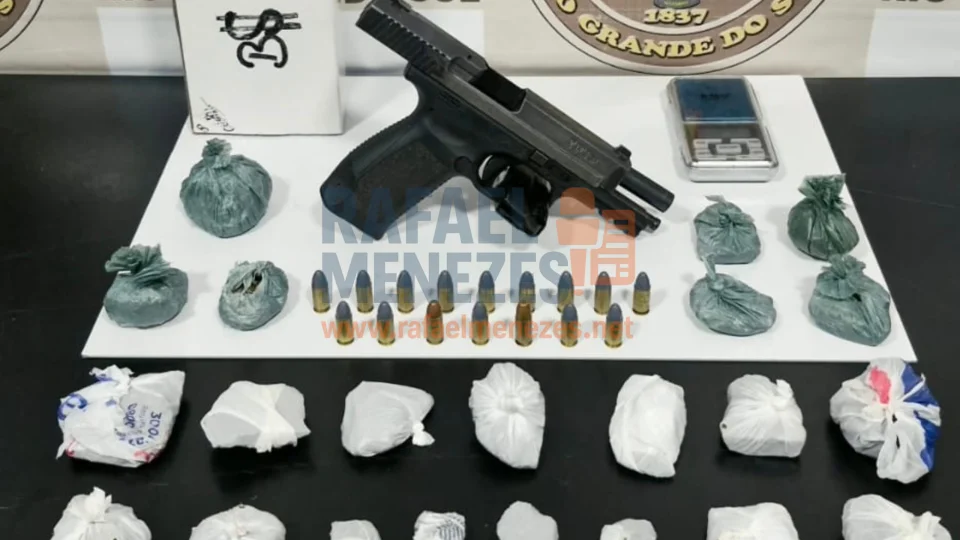 Adolescente é apreendido em Santa Maria após ostentar pistola nas redes sociais