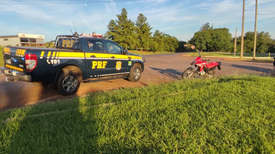 Motociclista fica ferido em colisão na BR-285 em São Luiz Gonzaga