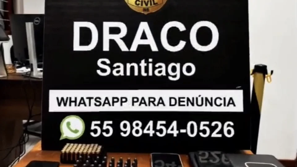 Casal é preso durante operação da Polícia Civil em Santiago