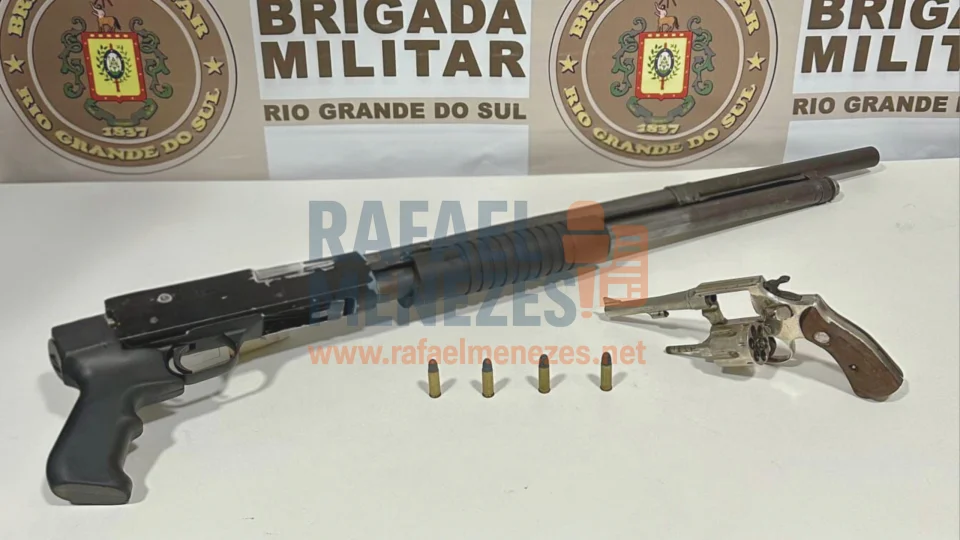 Jovem é preso por porte ilegal de arma no bairro Salgado Filho em Santa Maria