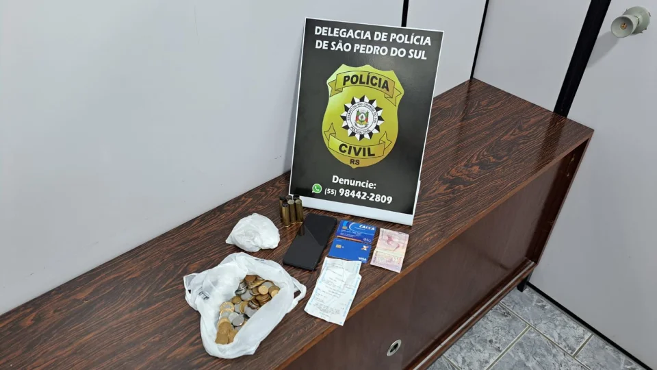 Detento em saída temporária de Natal é preso por tráfico de drogas em São Pedro do Sul