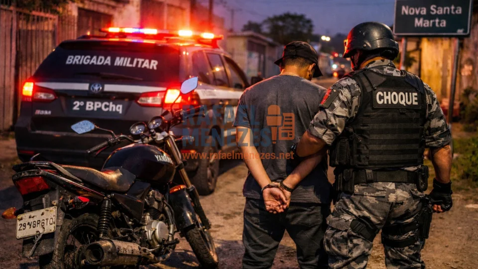 Compra de moto “pra andar até perder” termina em detenção em Santa Maria