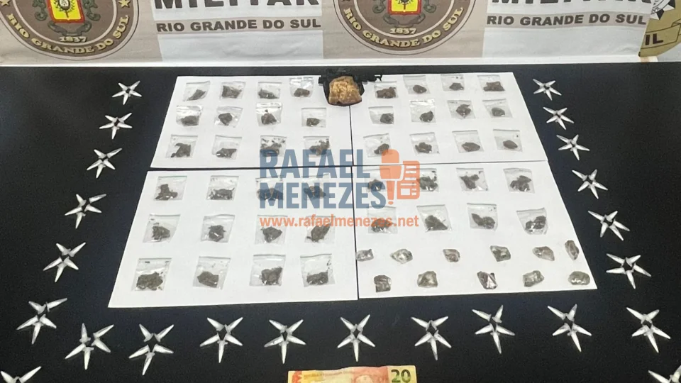 Mulher é presa por tráfico de drogas no bairro Passo D’Areia em Santa Maria