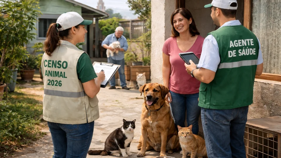 Censo Animal 2026 será realizado em São Pedro do Sul