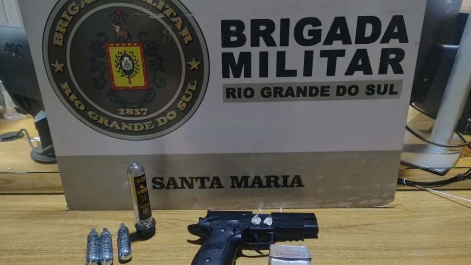 VÍDEO – Rápida ação da Brigada Militar frustra tentativa de roubo a estabelecimento comercial em Santa Maria