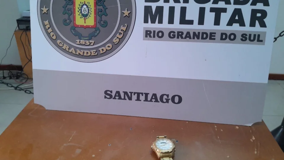 Homem é preso por furto em Santiago; suspeito possui mais de 20 passagens policiais