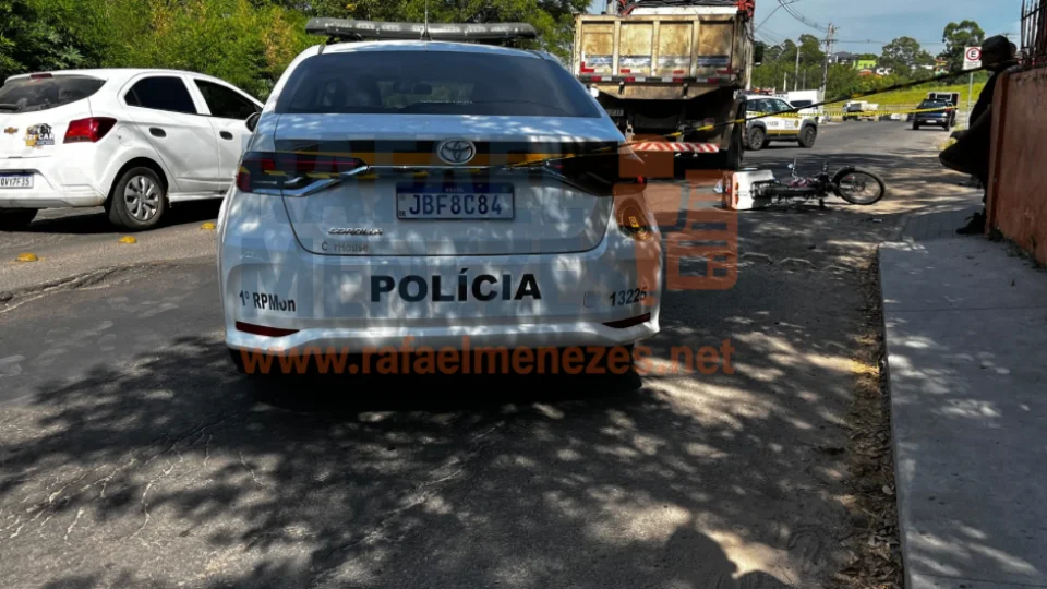 Ciclista morre após ser atropelado por caminhão em Santa Maria