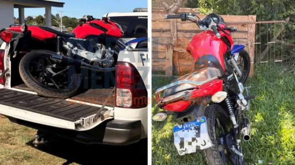 Motocicleta é apreendida pela Polícia Civil após condutor empinar moto e atropelar adolescente em Tupanciretã