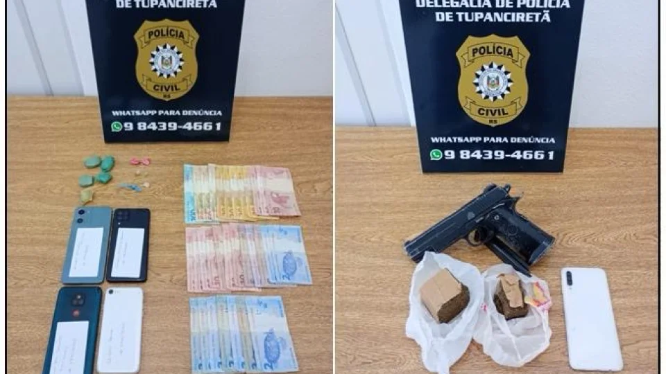 Polícia Civil prende seis pessoas em operação contra o tráfico em Tupanciretã