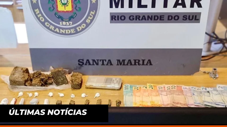 Homem é preso por tráfico de drogas em Santa Maria