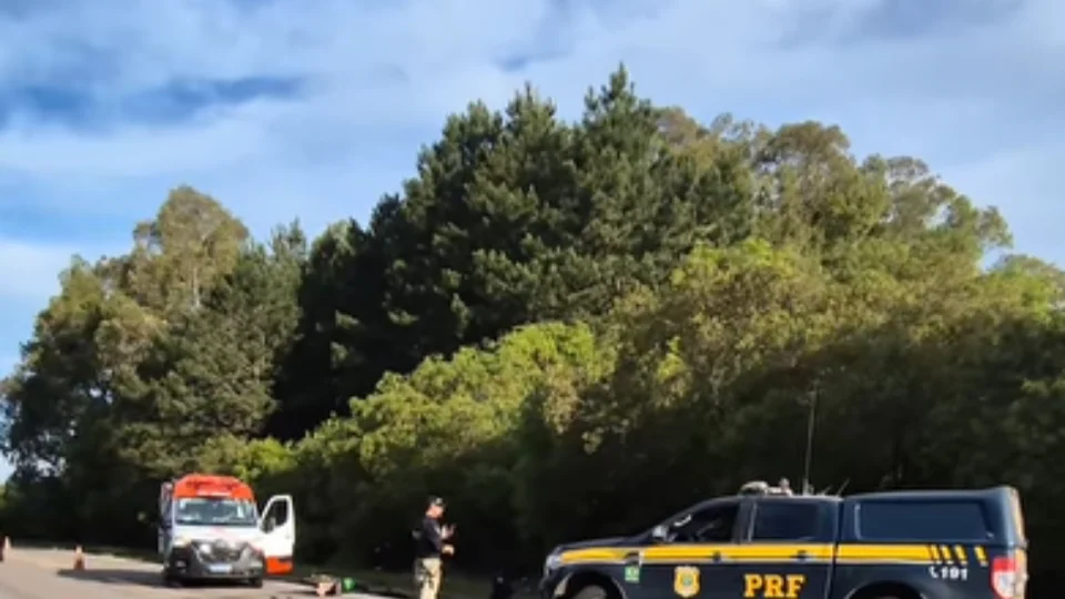 Motociclista morre em acidente na BR-290 entre São Gabriel e Rosário do Sul