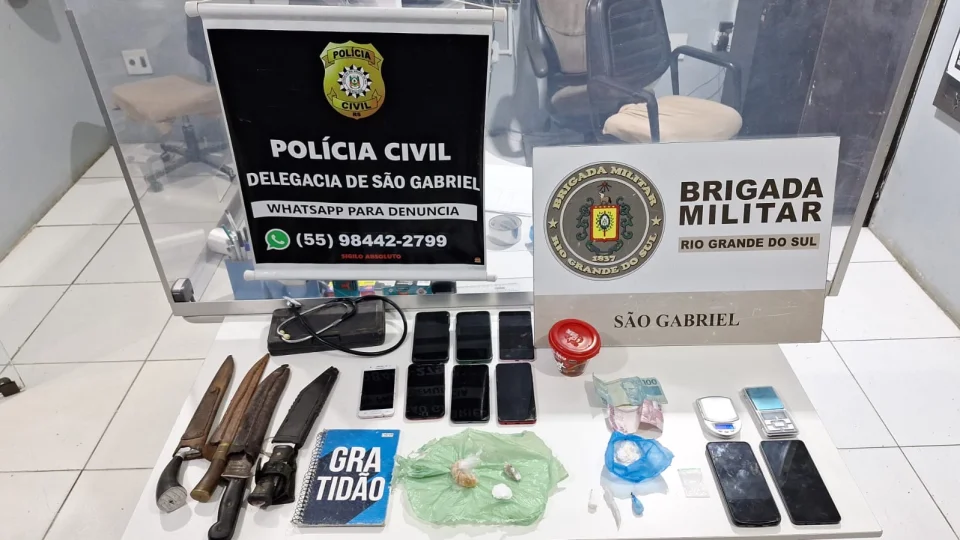 Quatro pessoas são presas em São Gabriel