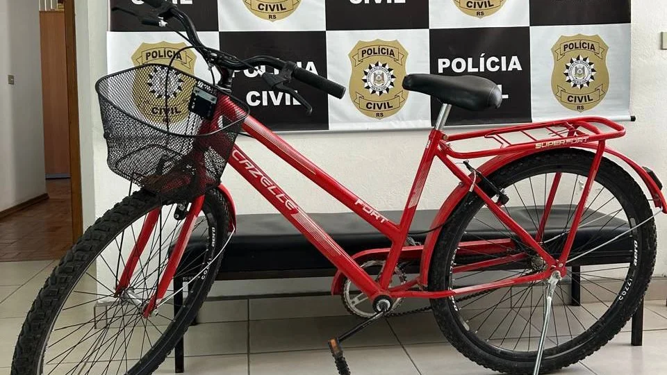 Polícia Civil recupera bicicleta furtada em Agudo