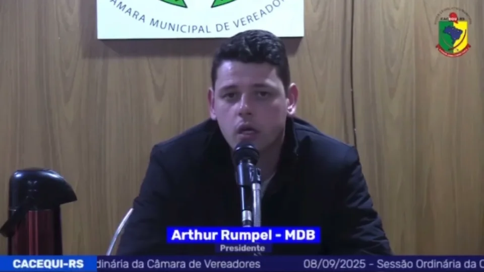 Presidente da Câmara de Cacequi chama de “arigós” pessoas de fora que prestam concurso público no município e gera repercussão