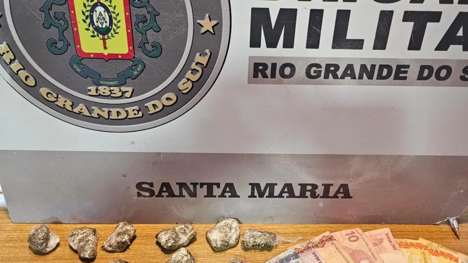 Homem é preso por tráfico de drogas em Santa Maria