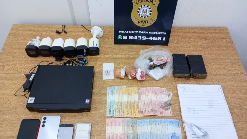 Jovem é preso em flagrante por tráfico de drogas em Tupanciretã