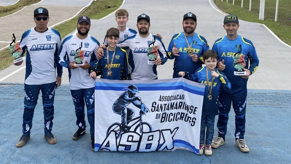 Pilotos da Associação Santamariense de Bicicross conquistam 4 títulos na 5ª etapa do Campeonato Gaúcho em Venâncio Aires