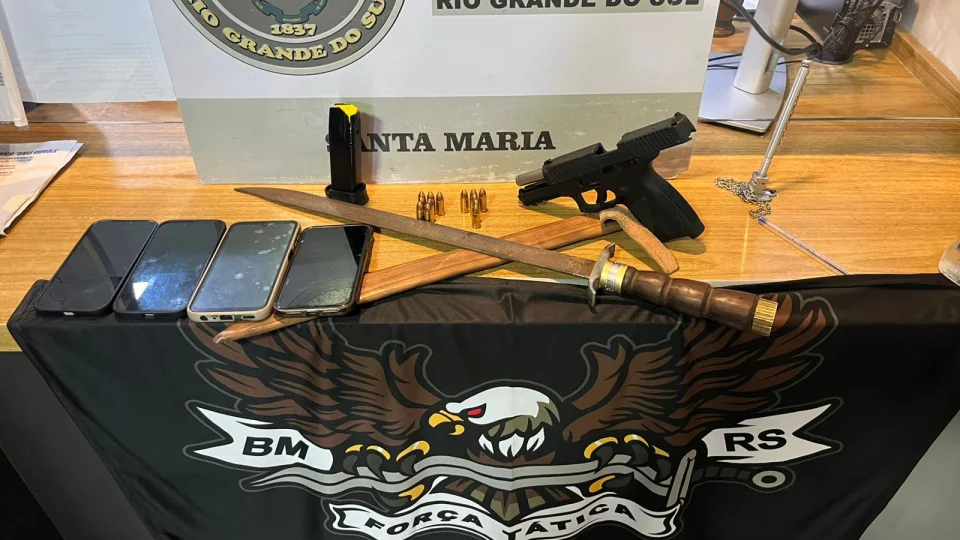 Jovem é preso por porte ilegal de arma em Santa Maria