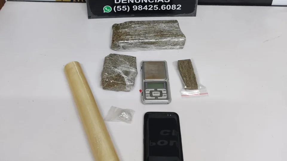 Jovem é preso preventivamente por tráfico de drogas em Santa Maria