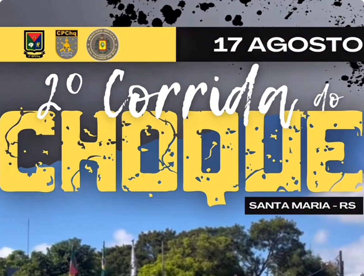 Santa Maria sediará a 2ª edição da Corrida do 2º BPChq