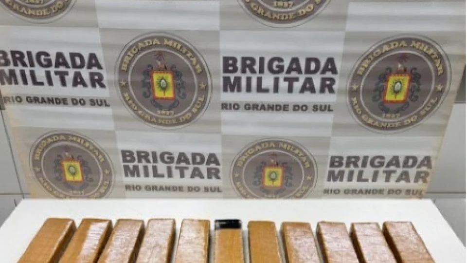Homem é preso com quase 10 kg de maconha em Cruz Alta